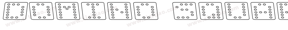 Domino square kursiv omrids字体转换